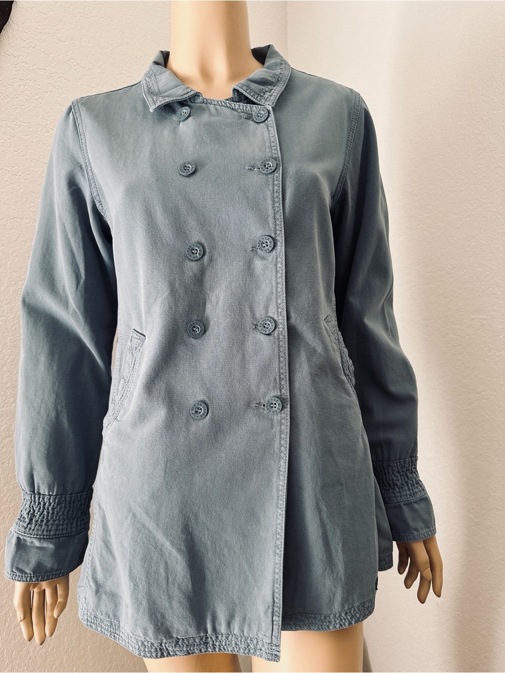 Le Ble En Herbe Pea Coat Jacket NWOT
